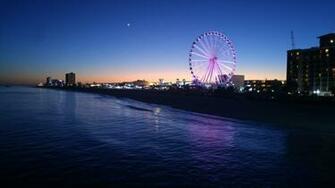 Myrtle Beach At Sunset