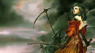 3d Fantasy Girl Killer Wallpaper