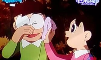 Doraemon Image Shizuka Consoling Nobita HD Wallpaper And