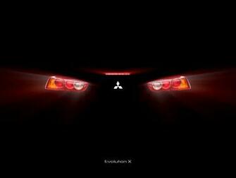 Mitsubishi Logo Wallpaper Evo X Back By Featheredpixels