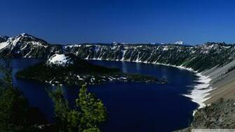 Crater Lake Wizard Island Wallpaper