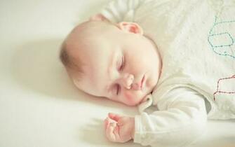 Baby Sleep Desktop HD Wallpaper