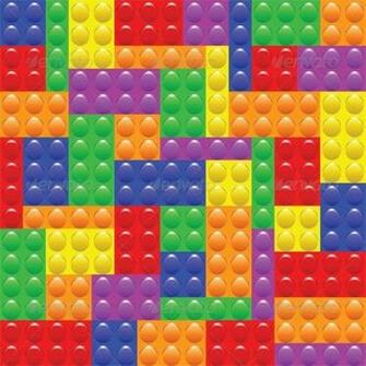 Background With Lego Block Construction Background Decorative