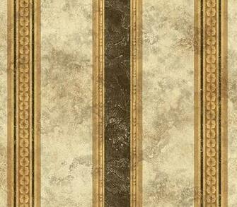 Tuscan Stripe Black Beige Wallpaper