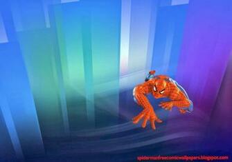 Desktop Wallpaper Spiderman Crawling And