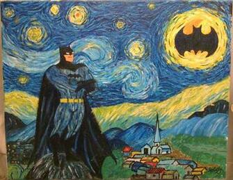 Batman Zoomar Post Holy Starry Night