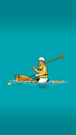 Water Polo iPhone 5c 5s Wallpaper