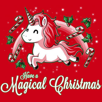Want Christmas Unicorn Magical Cute