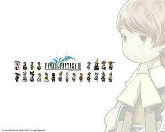 Black Mage Final Fantasy Iii Fighters Wallpaper