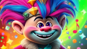 Trolls King Trollex Wallpaper