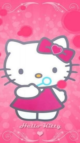 Pink Hello Kitty Wallpaper