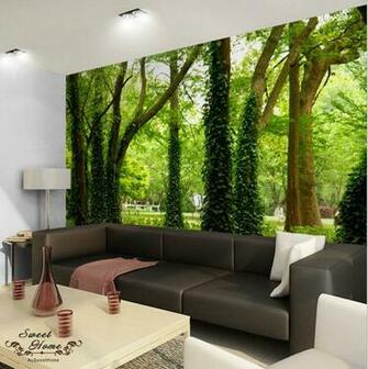3d Nature Tree Landscape Wall Paper Print Decal Decor Indoor