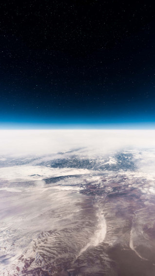 Unlock The Beauty Of Space With A Blue Galaxy iPhone Wallpaper