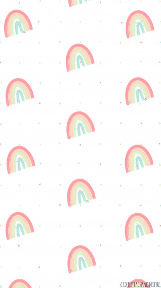 Pastel Rainbow Aesthetic Wallpaper