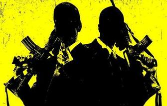 Wallpaper Weapons Trunks Gun Costume Men Yellow Background