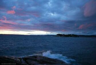 Wallpaper Ontario Lake Canada Sunset Desktop