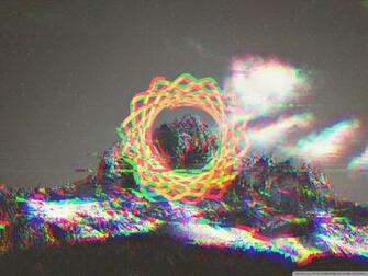 Glitchy Mountain 4k HD Desktop Wallpaper For Ultra Tv