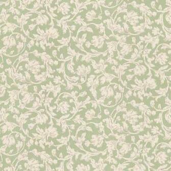 Green Scroll Parkside Brocade Wallpaper By Mirage
