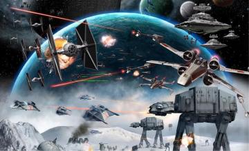 Star Wars Combate Vehicles Wallpaper