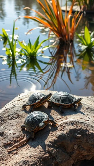 Red Eared Slider Turtles Wallpaper