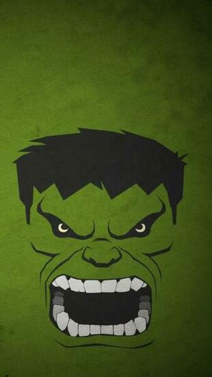Green Hulk iPhone Wallpaper