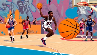 Retro Basketball Wallpaper
