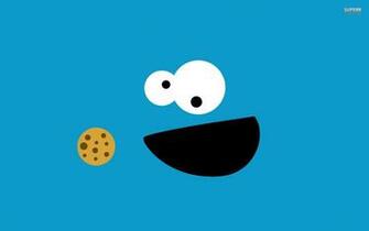 Cookie Monster Wallpaper Minimalistic