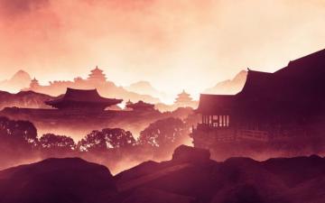 Asian Wallpaper Top Background