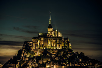 France Normandy Mont Saint Michel Island Castle Wallpaper HD