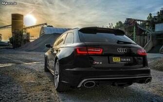 Tuning Audi Rs6 Wallpaper Heckansicht Auspuff Auto News