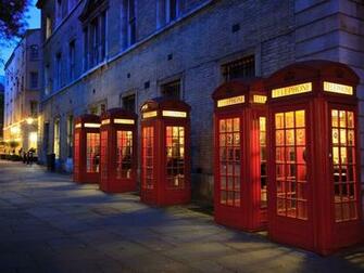 English Telephone Booth Wallpaper High Resolution