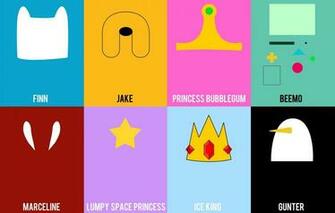 Wallpaper Jake Adventure Time Finn Marceline Gunter Ice King