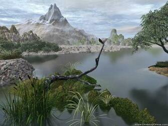 Desktop Wallpaper 3d Background Mountain