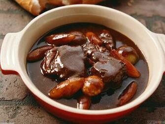 Meat With Vegetables In Soy Sauce Wallpaper Open Walls