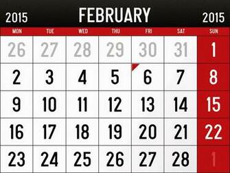 February Calendar Desktop Wallpaper