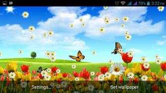 Spring Flowers Live Wallpaper Screenshot