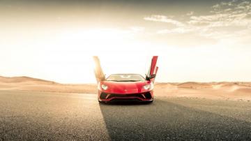 Lamborghini Aventador S Roadster Doors Open
