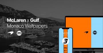 Mclaren X Gulf Monaco Livery Wallpaper Callum Lovekin