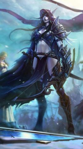 Sylvanas Windrunner Wow 4k Phone HD Wallpaper Image