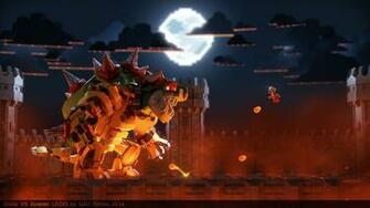 Mario Vs Bowser Lego Stye By Simon Bau Cartoon 3dtotal