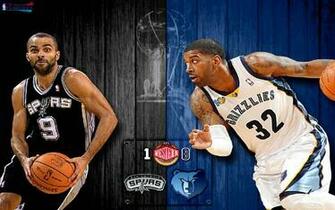 Wallpaper Spurs Vs Grizzlies Nba Playoffs Widescreen