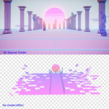 Vaporwave Mmd Aesthetic Stage Transparent Png