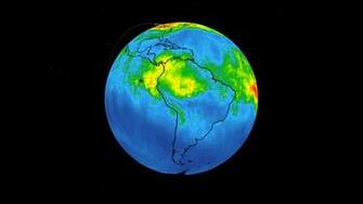 Space Image Nasa S Airs Maps Carbon Monoxide From Brazil Fires