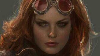 Chandra Nalaar Portrait 2d Fantasy Wizards Of The Coast Mtg Girl Woman