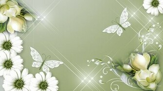 Spring Flowers And Butterflies Wallpaper The Art Mad