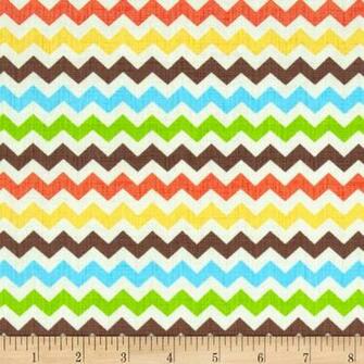 Orange Chevron Background Ziggy Small Fiesta