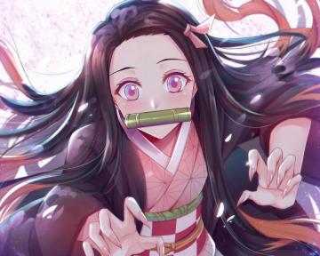Beautiful Anime Girl Kamado Nezuko Wallpaper