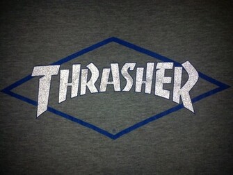 Wishlists Wl Thrasher Magazine Reflector Grey T Shirt
