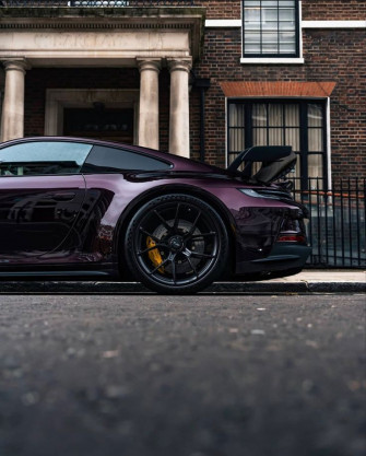 Porsche Gt3 Painted In Paint To Sample Amethyst Metallic Photo