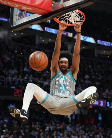 Cavs All Stars Darius Garland Jarrett Allen Soak In History